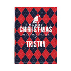 Custom Christmas baby blanket gift with name for girls boys, Personalized baby blankets kids