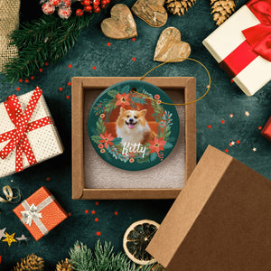 Personalized Christmas Ornaments for Puppy Dog as Holiday Gifts