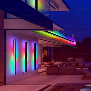 Luminous RGB Outdoor Wall Light – Waterproof Color-Changing LED Wall Sconce