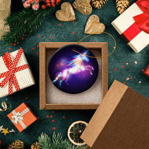 Custom Christmas Tree Unicron Ornaments with Name for Family Friends as Holiday Gifts