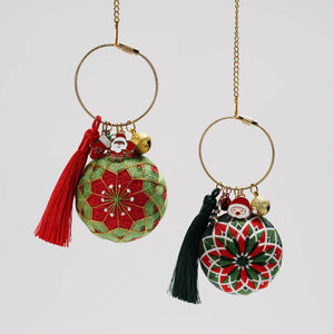 Temari ball てまり Christmas tree ornaments holiday charm gifts for him her family