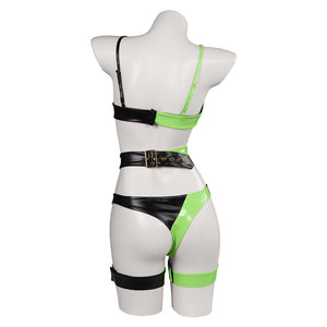Kim Possible Shego Lingerie Cosplay Costume