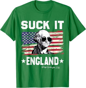 Suck It England Funny 4th Of July George Washington 1776 T Shirt