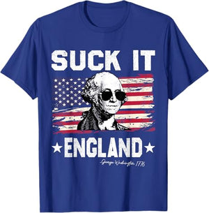 Suck It England Funny 4th Of July George Washington 1776 T Shirt