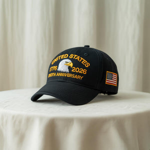 Embroidered Usa 250th Anniversary Cap American Eagle Cap Patriotic Hat 250th Anniversary Embroidered Baseball Us Tribute Retro Cap