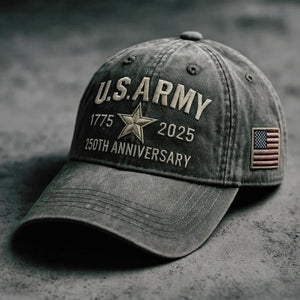 250th Anniversary Us Army Cap Patriotic Veteran Gift