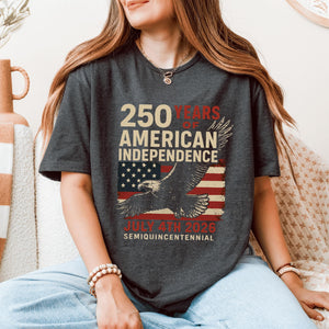 America 250th Anniversary Shirt American Flag 250th Birthday Sweatshirt 4th Of July 250th Anniversary Hoodie Patriotic Eagle Graphic Tee