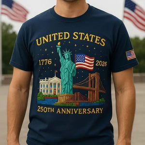 United States 250th Anniversary Shirt Usa 1776 2026 Patriotic 3d Shirt Semiquincentennial Gift For Men American Flag Tee