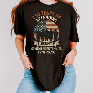Usa 250th Anniversary Shirt Patriotic Semiquincentennial Comfort Colors Tee