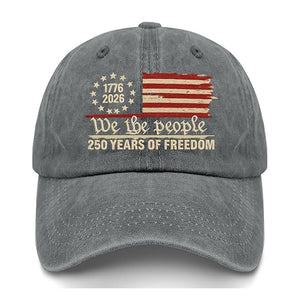 Us 250th Anniversary 250 Years Freedoms 1776 2026 Baseball Hats Funny