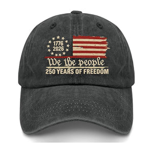 Us 250th Anniversary 250 Years Freedoms 1776 2026 Baseball Hats Funny