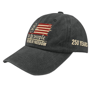Us 250th Anniversary 250 Years Freedoms 1776 2026 Embroidered Baseball Hats Funny