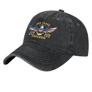 Us 250th Anniversary Hats For Men Vintage Washed Distressed Baseball Cap