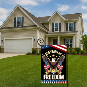 250 Years America Garden Flag250th Anniversary Usa Patriotic Banner Double Sided With Eagle Design 1776 2026 Commemorative