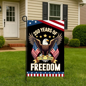 250 Years America Garden Flag250th Anniversary Usa Patriotic Banner Double Sided With Eagle Design 1776 2026 Commemorative