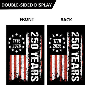250 Years America Garden Flagblessings 250th Years Anniversary Usa Patriotic Banner Double Sided With Stars And Stripes Design1776 2026 Commemorative