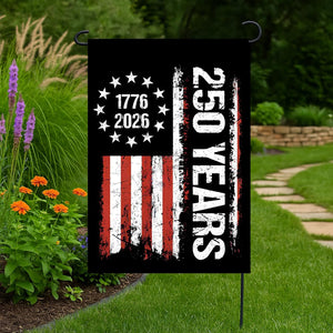 250 Years America Garden Flagblessings 250th Years Anniversary Usa Patriotic Banner Double Sided With Stars And Stripes Design1776 2026 Commemorative