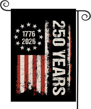 250 Years America Garden Flagblessings 250th Years Anniversary Usa Patriotic Banner Double Sided With Stars And Stripes Design1776 2026 Commemorative