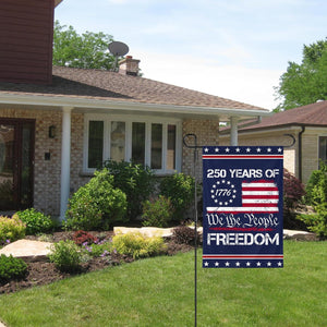 We The People 1776 2026 Flag Memorial Day Patriotic 250th Birthday 250 Years United States Indoor Garden Decoration