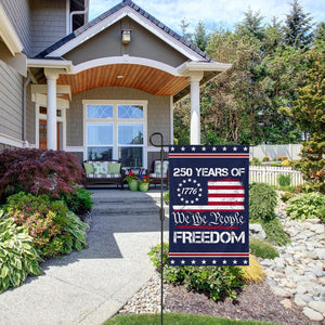 We The People 1776 2026 Flag Memorial Day Patriotic 250th Birthday 250 Years United States Indoor Garden Decoration
