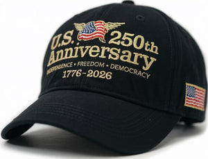 250th Anniversary Embroidered Baseball Us Tribute Retro Cap Independence Freedom Anniversary Gift Make America Great Again Gift For Dad