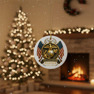 Marine 250th Anniversary Ornament Military Veteran Ornament Christmas Gift For Military