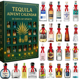 2025 Tequila Advent Calendar 24 Days Of Festive Surprises Mexican Inspired Holiday Countdown Gift 2d Acrylic Collectible Display Decor