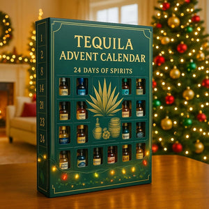 2025 Tequila Advent Calendar 24 Days Of Festive Surprises Mexican Inspired Holiday Countdown Gift 2d Acrylic Collectible Display Decor