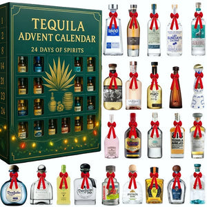 2025 Tequila Advent Calendar 24 Days Of Festive Surprises Mexican Inspired Holiday Countdown Gift 2d Acrylic Collectible Display Decor