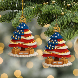 Us 250 Years 1776 2026 Ornament America Patriotic Christmas Tree Decoration 250th Anniversary Ornament 683327