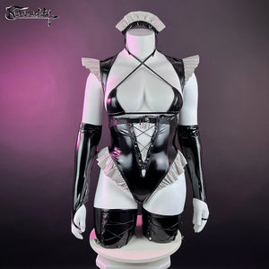 Plus Size Bar Maiden Maid Lingerie PS10 ( 5-Piece Set）