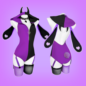 Pre-sale Heart Pattern Two-Tone Bunny