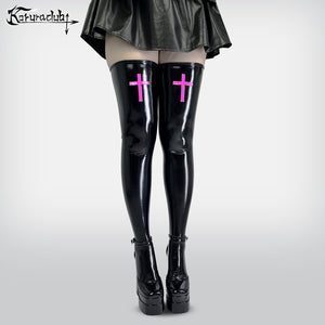 PU leather stockings KS03