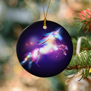 Custom Christmas Tree Unicron Ornaments with Name for Family Friends as Holiday Gifts