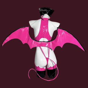 Cosplay Love-heart succubus Lingerie（7-Piece Set）