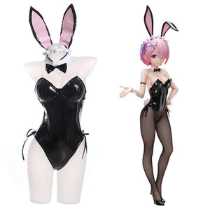 Re:Zero kara Hajimeru Isekai Seikatsu Rem Ram Bunny Girl Cosplay Costume