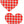 Red and White Houndstooth Heart Nipple Pasties