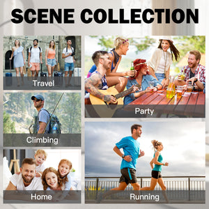 Denim short-sleeved T-shirt