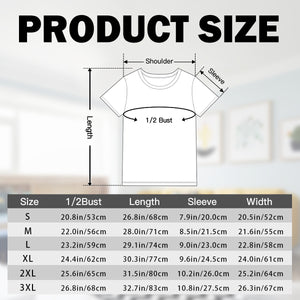 Denim short-sleeved T-shirt