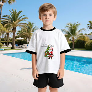 Children's color-blocked T-shirt