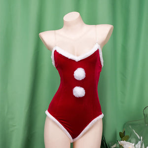 Cosplay Christmas Hood Plush Onesie Set SD03
