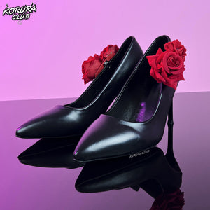 Cosplay Rose-Embellished High Heels AH14