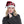 Personalized Christmas Santa Hat with Name for Him Her Family (Red Black Plaid)