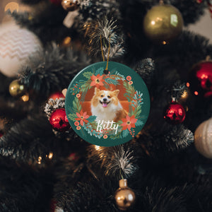 Personalized Christmas Ornaments for Puppy Dog as Holiday Gifts