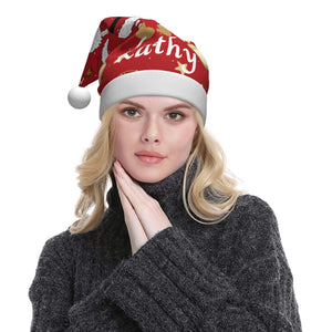 Custom Christmas Hat with Name for Him Her Family (Santa Claus)