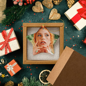 Personalized Christmas Ornaments Decor Gift for Kids Mom Dad Family Wedding Married