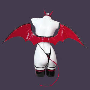 Cosplay Devil Nurse Succubus Lingerie（8-Piece Set）
