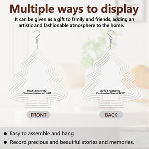 Mandala Wind Chimes - Christmas Tree