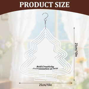 Mandala Wind Chimes - Christmas Tree