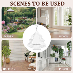 Mandala Wind Chimes - Christmas Tree